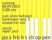 ZC Wuppertal Benefiz-Jazz-Frühschoppen am 8. September 2013
